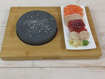 Black Rock Grill Round Ishiyaki Hot Stone Cooking Set, 7 of 11