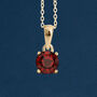 9ct Gold January Birthstone Necklace, thumbnail 1 of 12