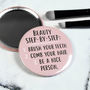 Be A Nice Person Pocket Mirror, thumbnail 1 of 3