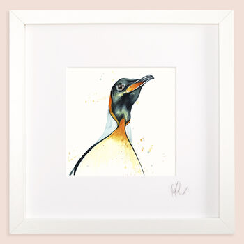 Inky Penguin Illustration Print, 5 of 5