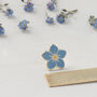 Forget Me Not Flower Enamel Pin, thumbnail 7 of 11