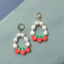 Handmade Freshwater Pearl Fruit Earrings, thumbnail 7 of 8