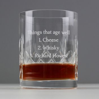 Personalised Crystal Whisky Tumbler, 2 of 3
