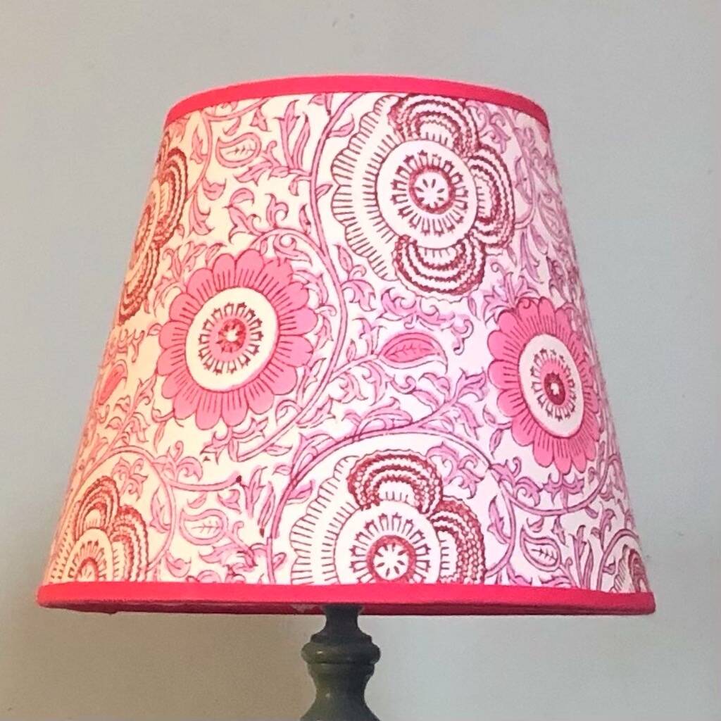 Indian Block Print Empire Lampshade By Swee Mei