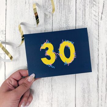 30 Birthday Card, 5 of 5