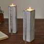 Two Personalised Wooden Candle Holders, thumbnail 6 of 6