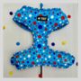 Blue Polka Dot Dog Harness, thumbnail 1 of 5
