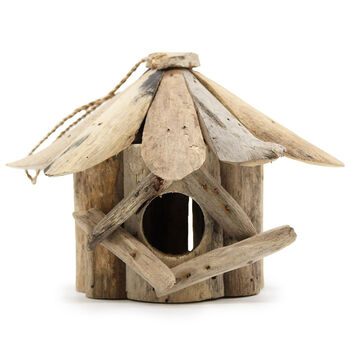 Handmade Wooden Bird House And Garden Nesting Box, 11 of 12