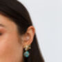 Elegant Semi Precious Stone Drop Earrings, thumbnail 4 of 9