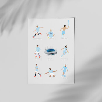Man City Collection Print, 2 of 4