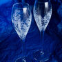 Personalised Champagne Flute With Fern Engraving, thumbnail 4 of 4