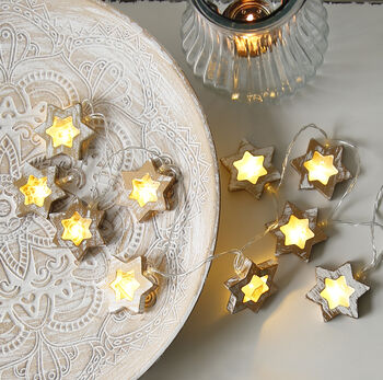 Gold Star LED Garland, 2 of 2
