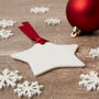 Remembrance 'Robins Appear' Ceramic Star Decoration, thumbnail 4 of 8