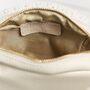 Cream Leather Crossbody Personalised Clutch Bag, thumbnail 5 of 11