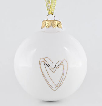 Big Christmas Bauble With Heart, 4 of 11