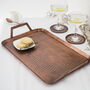 Antique Copper Serving Tray With Handles, thumbnail 2 of 7