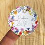 Personalised Wild Meadow Round Sticker Sheet, thumbnail 4 of 7