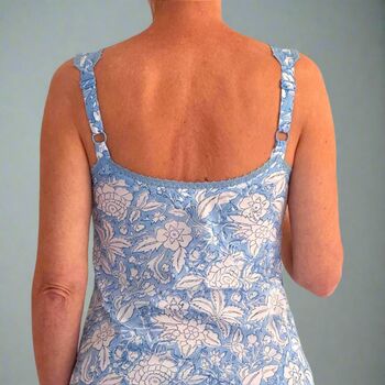 Lacey Nightie In Blue Peony, 2 of 3