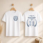 Personalised Football Coach Team Names T Shirt, thumbnail 1 of 7