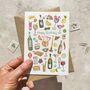 Cocktail Party Birthday Card, thumbnail 3 of 3