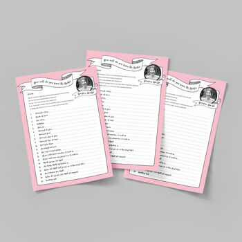 Personalised Hen Party Quiz, 2 of 7