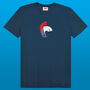 Over And Out Navy Car T Shirt, thumbnail 1 of 5