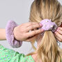 Cotton Scrunchies Set Easy Knitting Kit, thumbnail 1 of 10
