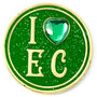 Wicked I Love Emerald City Pin Badge, thumbnail 1 of 3