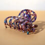 Large Filigree Rainbow Tortoiseshell Hair Claw, thumbnail 3 of 3