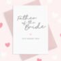 Father Of The Bride Wedding Day Card, thumbnail 2 of 4