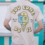 You Cone Do It Men's Ice Cream Graphic T Shirt, thumbnail 3 of 4