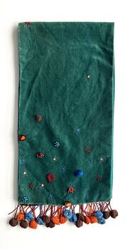 Playful Scarf In Pure Wool Or Silk, 6 of 8