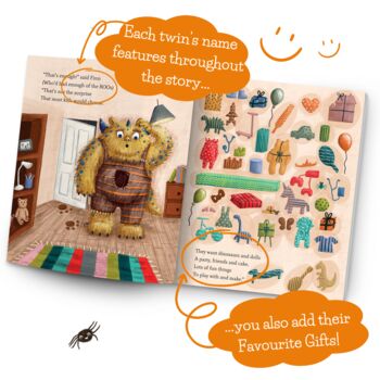 The Birthday Boo! For Twins – A Personalised Birthday Adventure For Two, 5 of 12