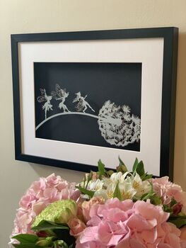 A Big Adventure Framed Fairy Papercut Picture, 8 of 10