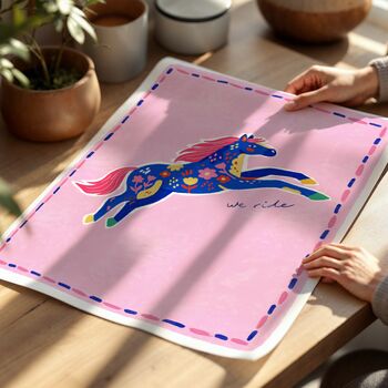 Year Of The Horse Whimsical Floral Horse Art Print, 2 of 3