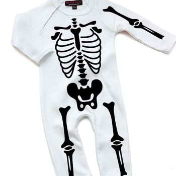 Halloween Skeleton Babygrow, 3 of 4