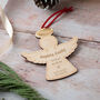 Angel In Loving Memory Christmas Decoration, thumbnail 2 of 4