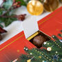 Mulled Wine Truffle Advent Calendar Red Christmas Tree, thumbnail 1 of 4