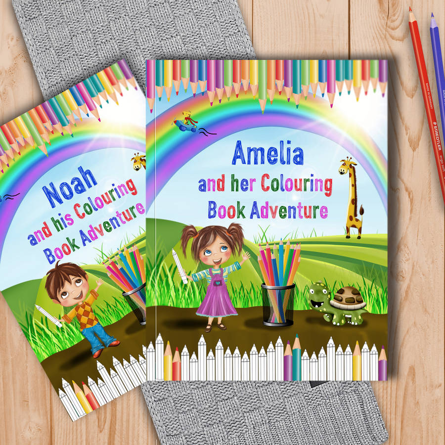 Personalised Childrens Colouring Book Adventure, 1 of 7