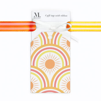 Radiant Sunrise Gift Wrapping Paper, 3 of 5