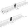 Set Of Two/Three Floating Shelves High Gloss Finish, thumbnail 9 of 12