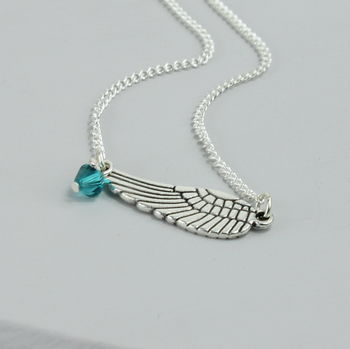 Personalised Angel Wing Necklace, 6 of 10