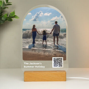 Anniversary Gift Our Special Memories Video Sign, 4 of 11