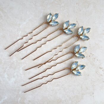 Opal Coloured Hair Pins, 3 of 7