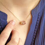 50th Birthday Birthstone Rings Necklace, thumbnail 1 of 7