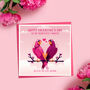 To My Wife On Valentine's Day Love Birds Card, thumbnail 4 of 5