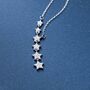 60th Birthday Sterling Silver Star Necklace, thumbnail 4 of 6