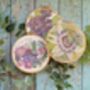 Passionflower Embroidery Pattern For Beginners, thumbnail 5 of 8