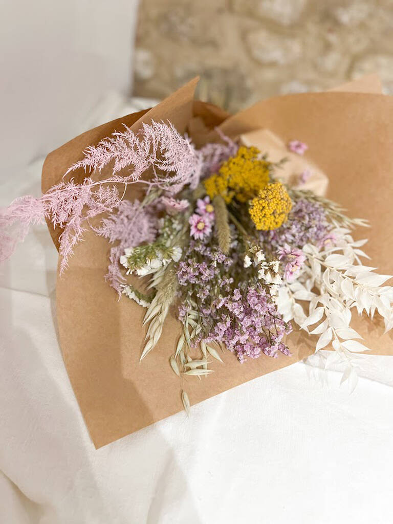 Summer Meadow Dried Flower Bouquet In Two Sizes By Haus of Botanica