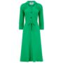 Polly Dress In Apple Green Vintage 1940s Style, thumbnail 1 of 2
